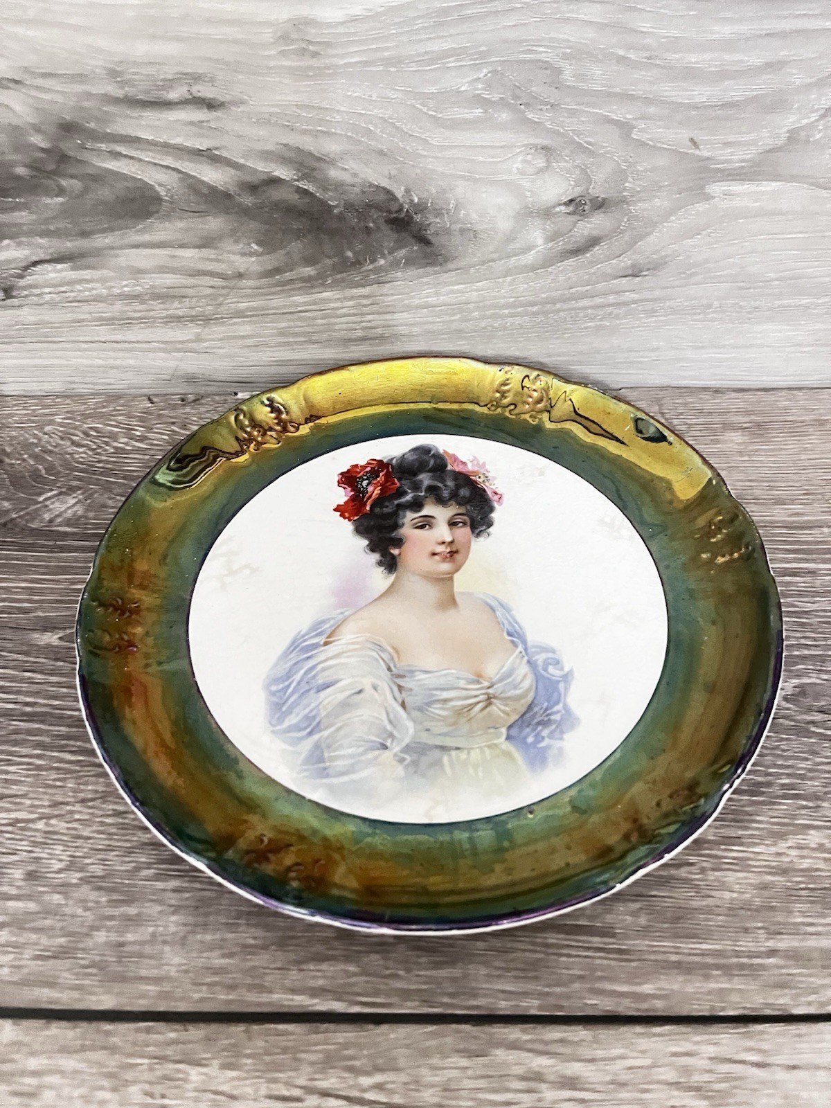 1904 Pittsburgh Commandery # 1 Knights Templar 29th Triennial Plate Woman