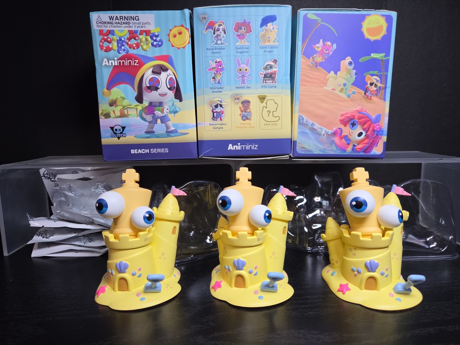 Animiniz X1 The Amazing Digital Circus Beach Vacation Sand Castle Kinger $24.99