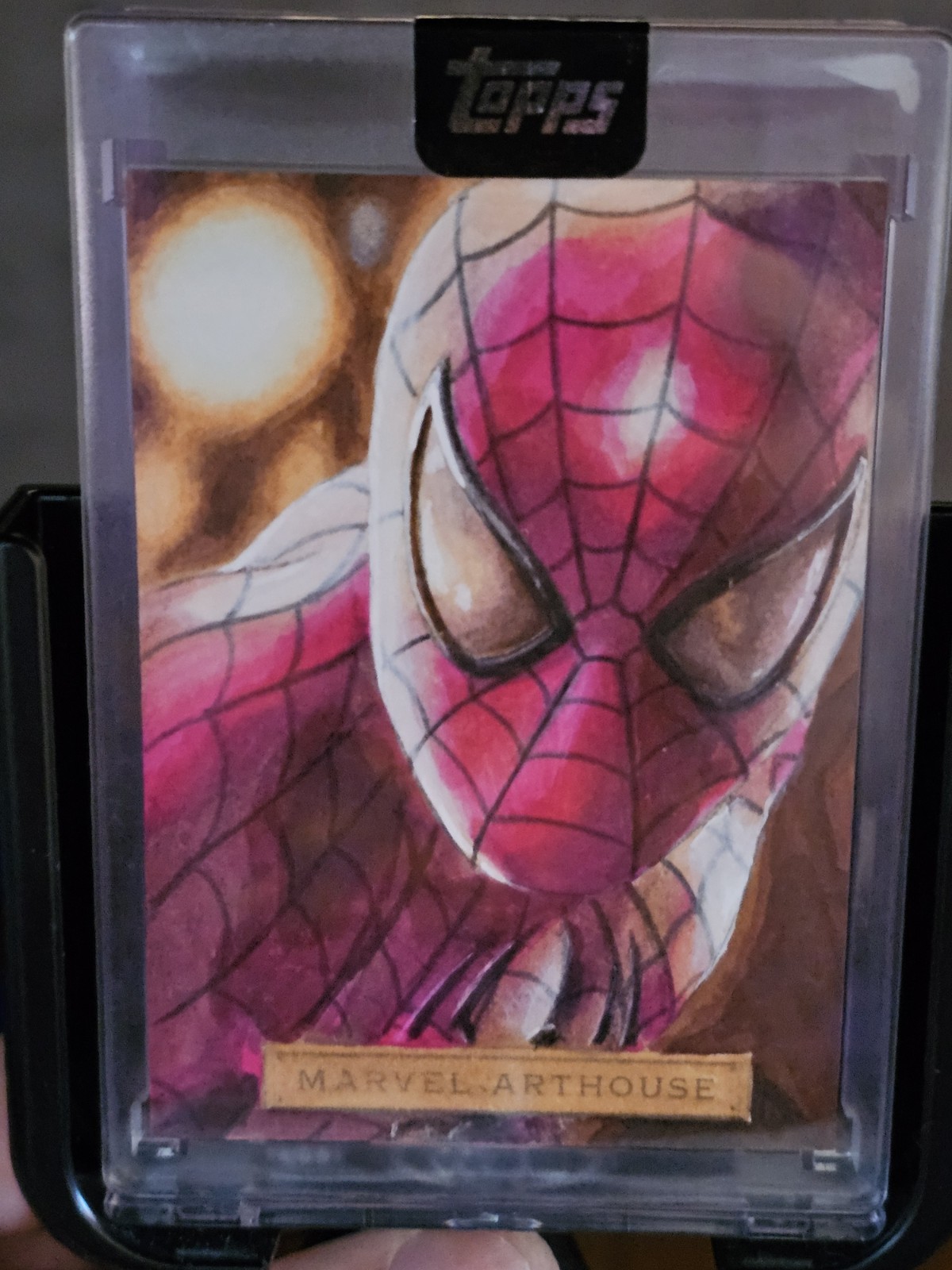 2025 Topps Marvel The Collector Spider-Man 1/1 Arthouse Sketch Card By Duke