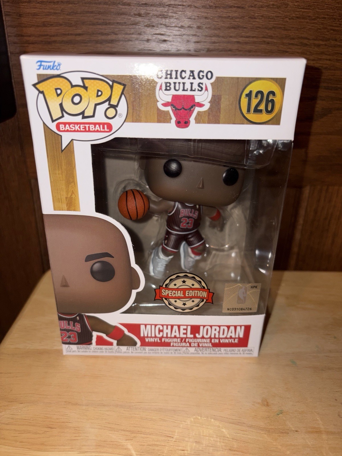 Funko Pop Basketball Chicago Bulls #126 Michael Jordan Special Edition