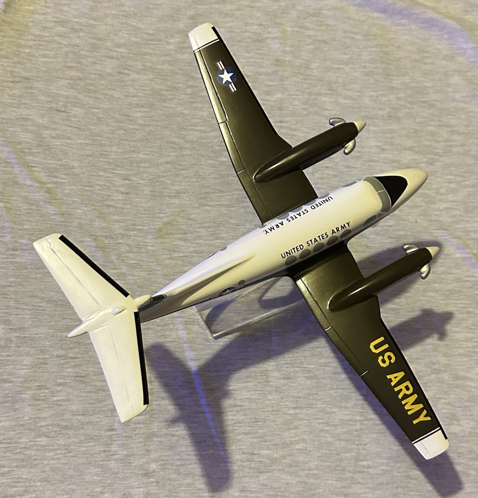 Beechcraft C 12 US Army Desk Model Airplane