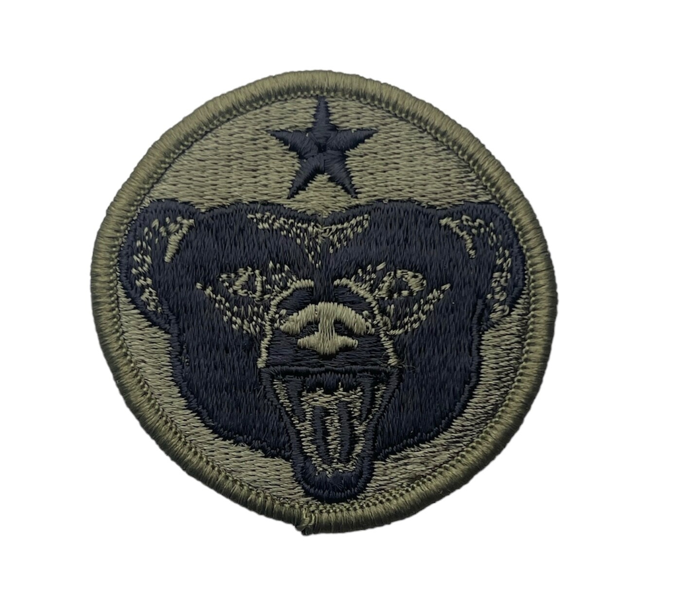 Army Alaska Command Green 2.5 Inch Cap Hat Embroidered Patch F1D22E