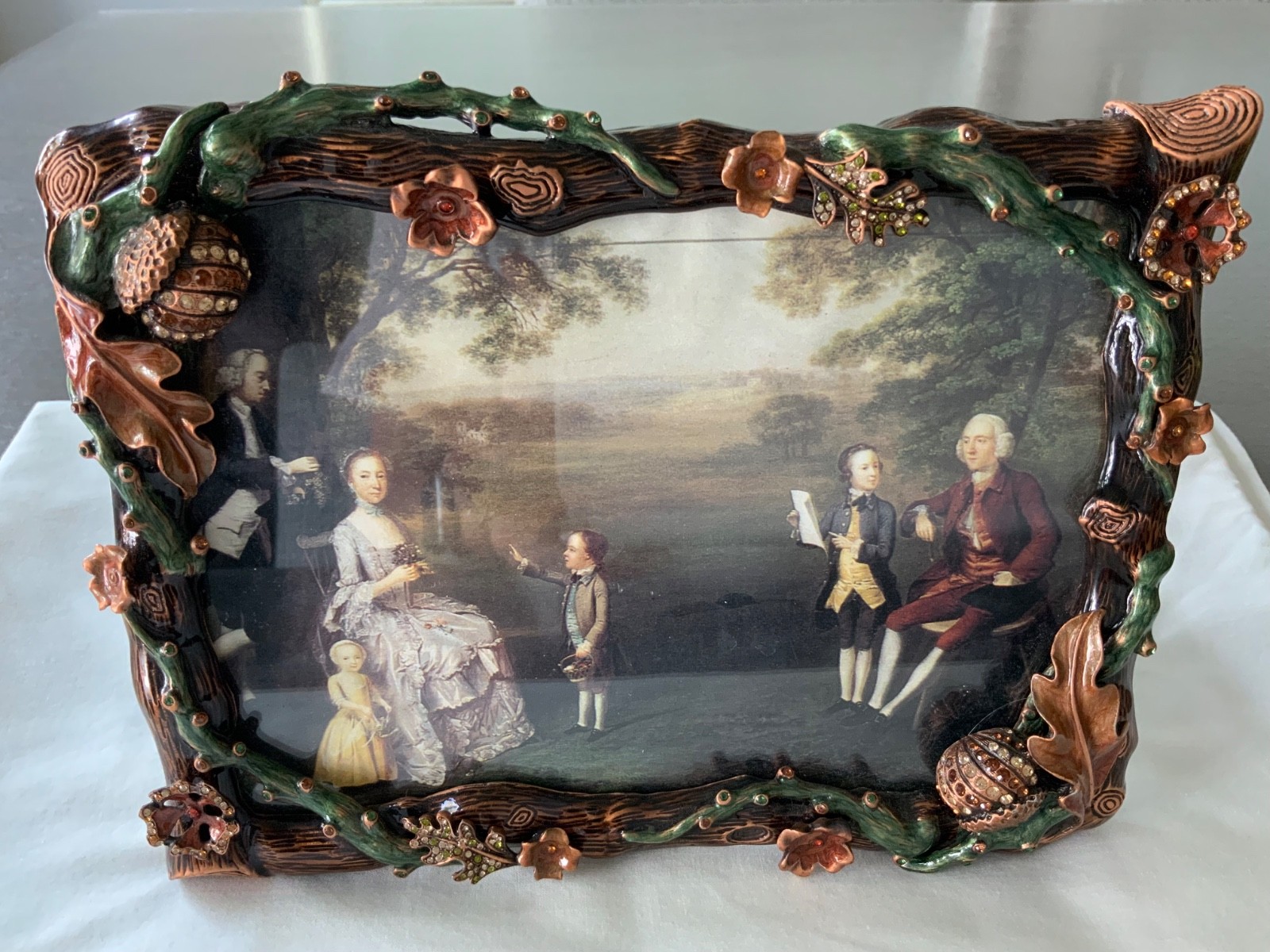 Vintage Jay Strongwater Art Nouveau Florentino Frame