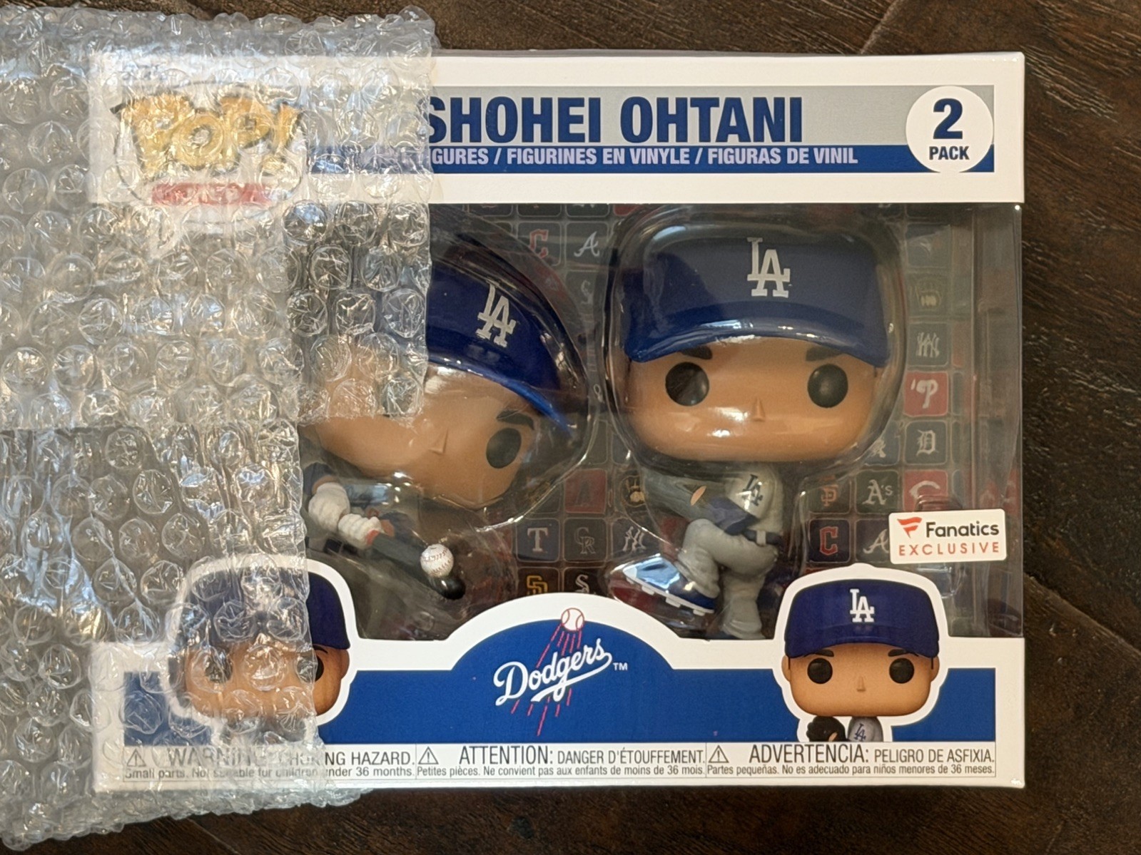🔥 Shohei Ohtani Funko Pop 2-Pack MLB Fanatics Exclusive LA Dodgers Mint NIB 