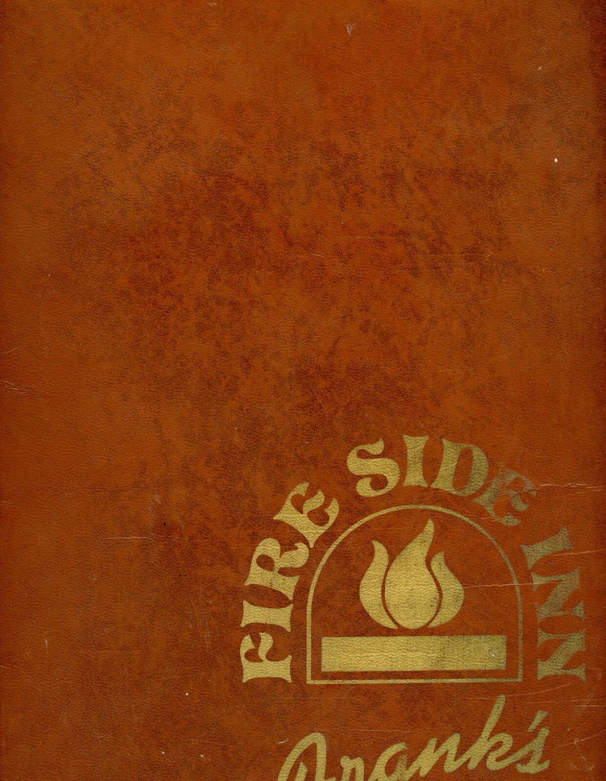Vintage Colorado Springs Menu - Franks FireSide Inn