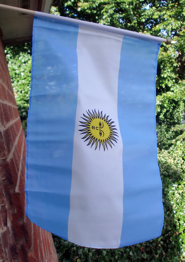 ARGENTINA LARGE HAND WAVING FLAG 18