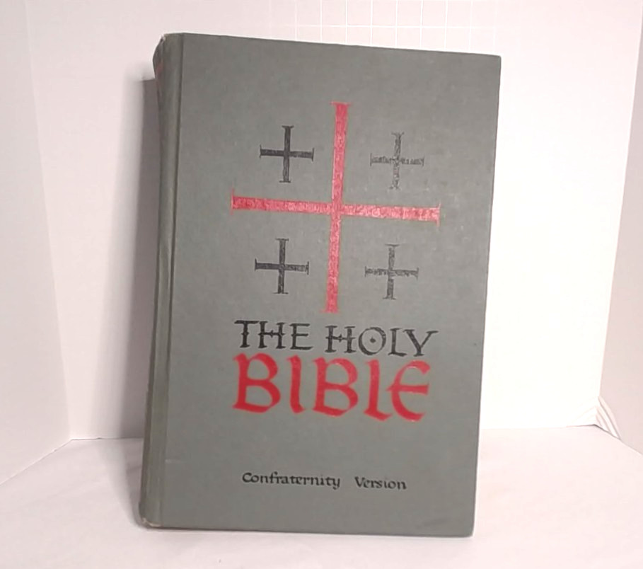 1961 The Holy Bible Confraternity Version American Catholic Edition Benziger Bro