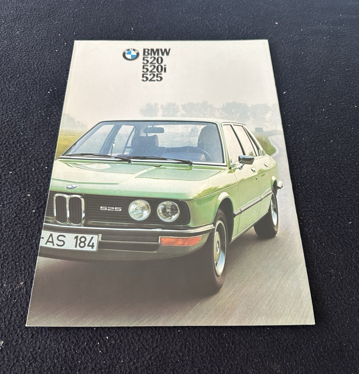 1974 1975 BMW 5 Series Foldout Brochure 520 520i  525 English E12 Sales Catalog
