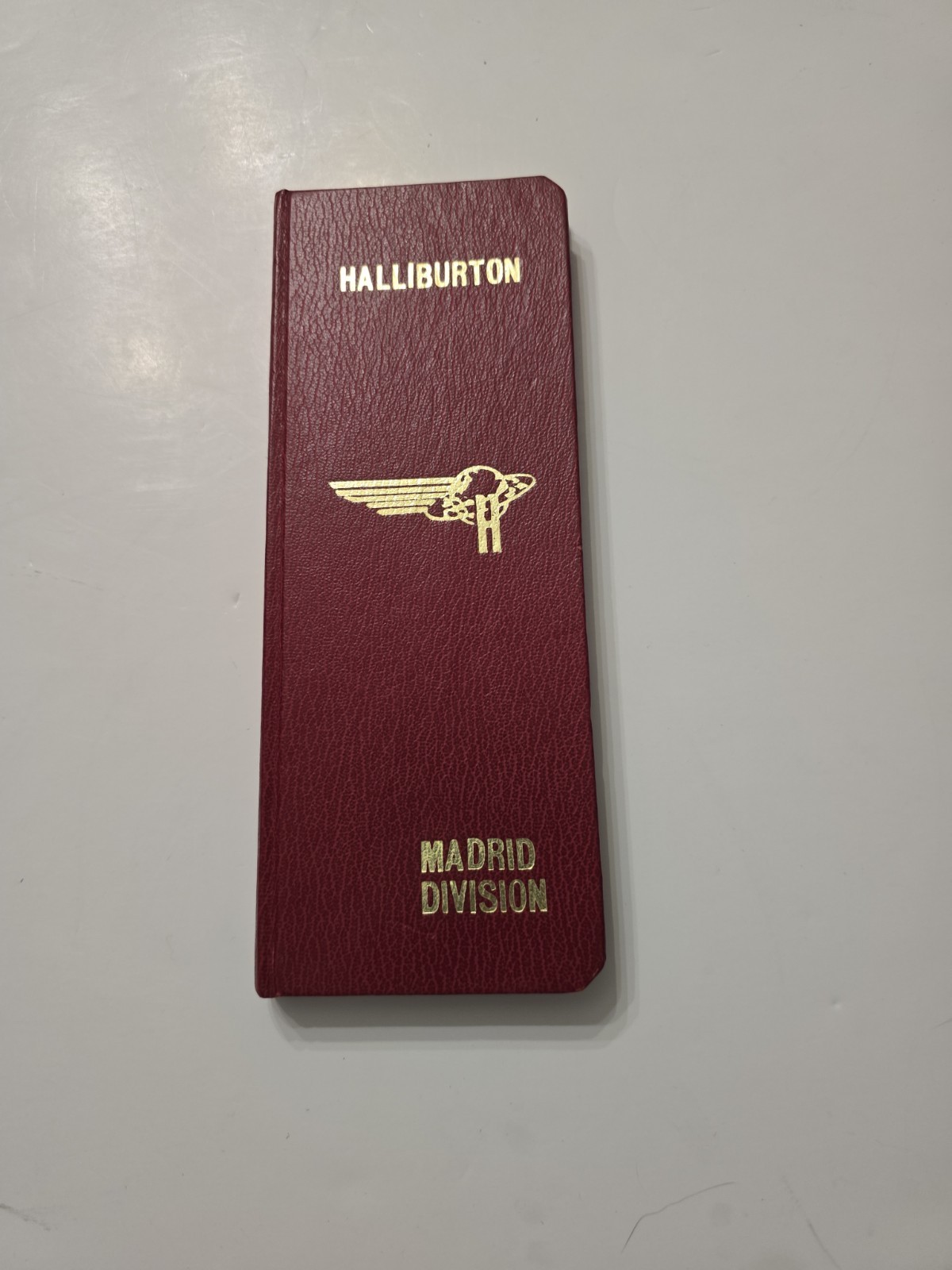 Vtg Halliburton Madrid Spain Division Blank Oil Gas Field Memo Ledger Redbook 