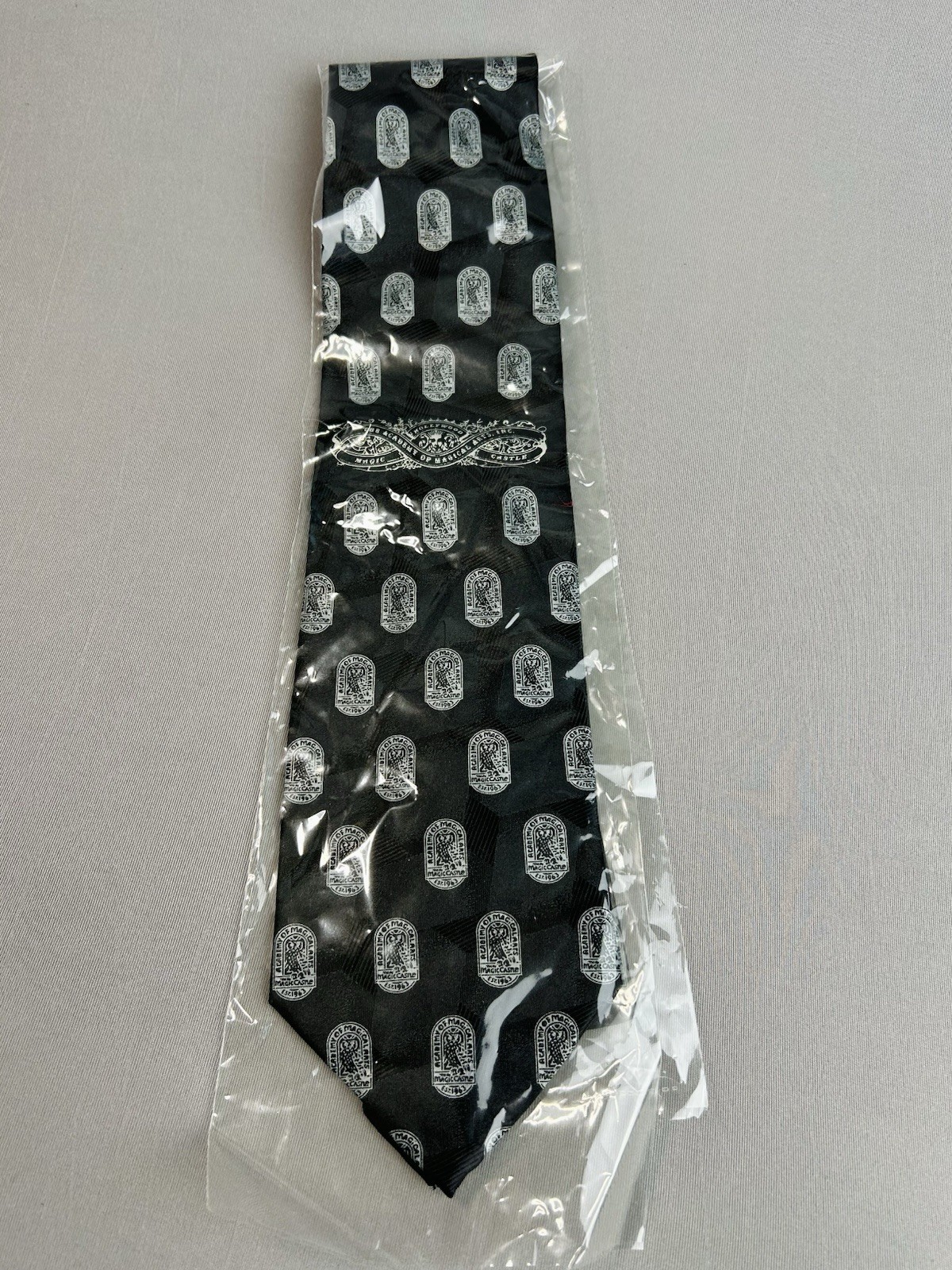 The Magic Castle Hollywood Academy Of Magical Arts Vintage Necktie NEW