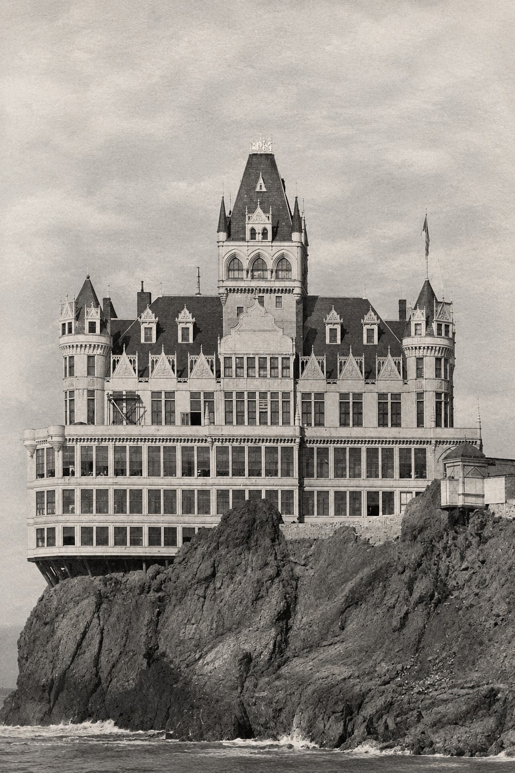 🗞️ Vintage Cliff House San Francisco 1900s Art Print 24x36” Premium Matte 💎