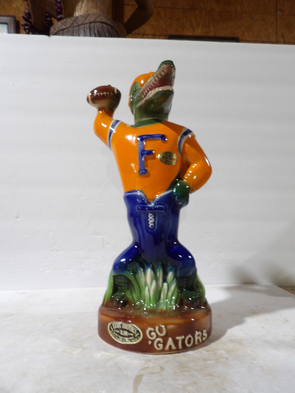 Ezra Brooks University Of Florida Gator Quarterback  Football  Decanter