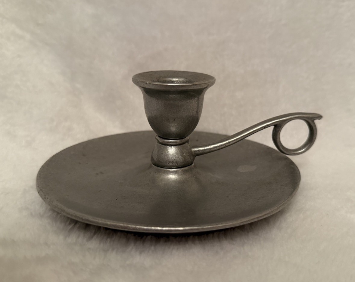 Pewter Candlestick Holder 3\