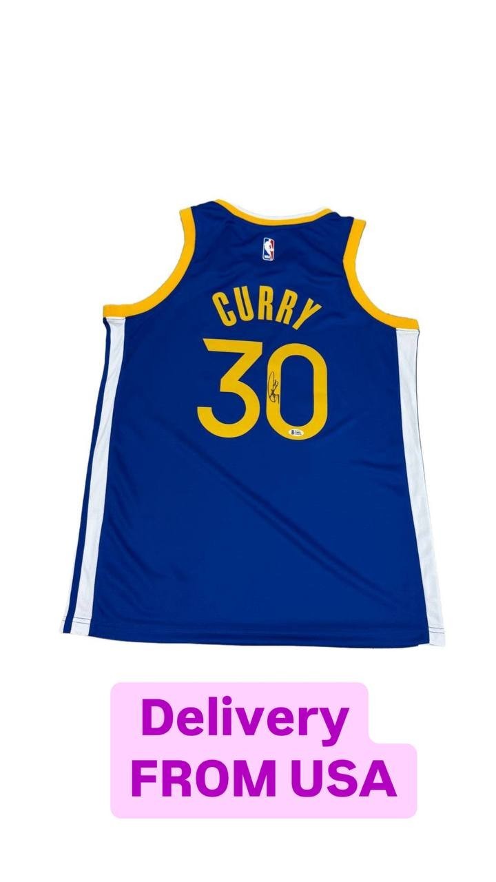Kevin Durant/ Stephen Curry NBA AUTOGRAPHED JERSEY GSW Signed BAS AUTHENTICATION