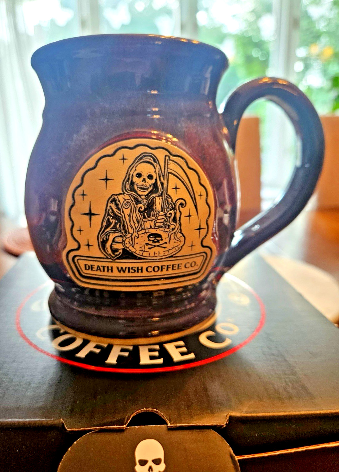 Death Wish Coffee 2022 Purple Pie Day Limited Edition Numbered Mug Made in USA