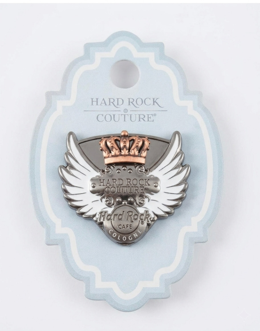 Hard Rock Couture Wing Pick Cologne Hard Rock Cafe Pin LE Juicy Couture