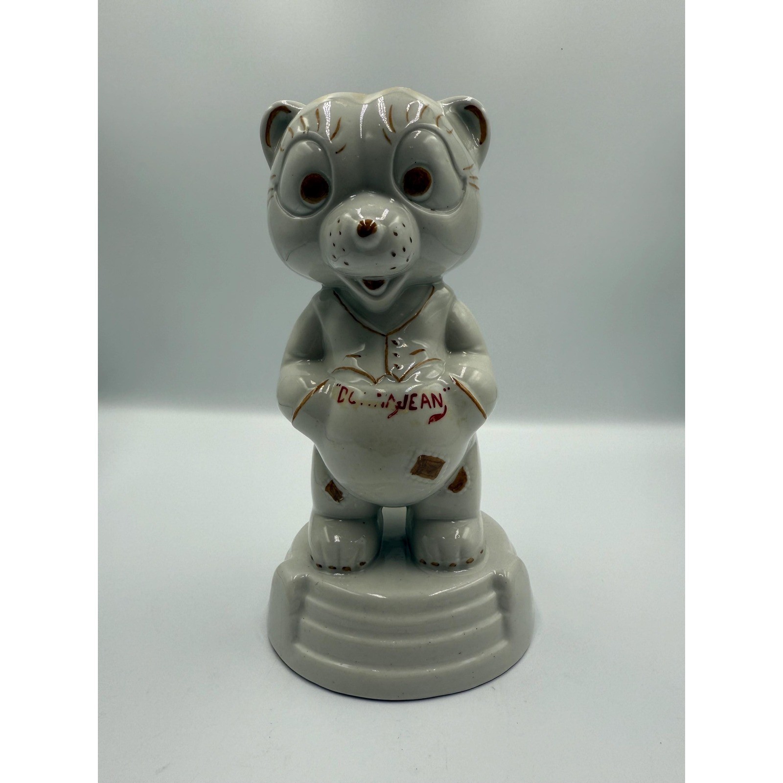 Vintage Ceramic Coin Bank Japan Joe Personalized Nursery Bank