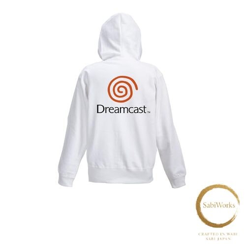 New [Official] COSPA Dreamcast Dreamcast Zip Hoodie WHITE XL Size