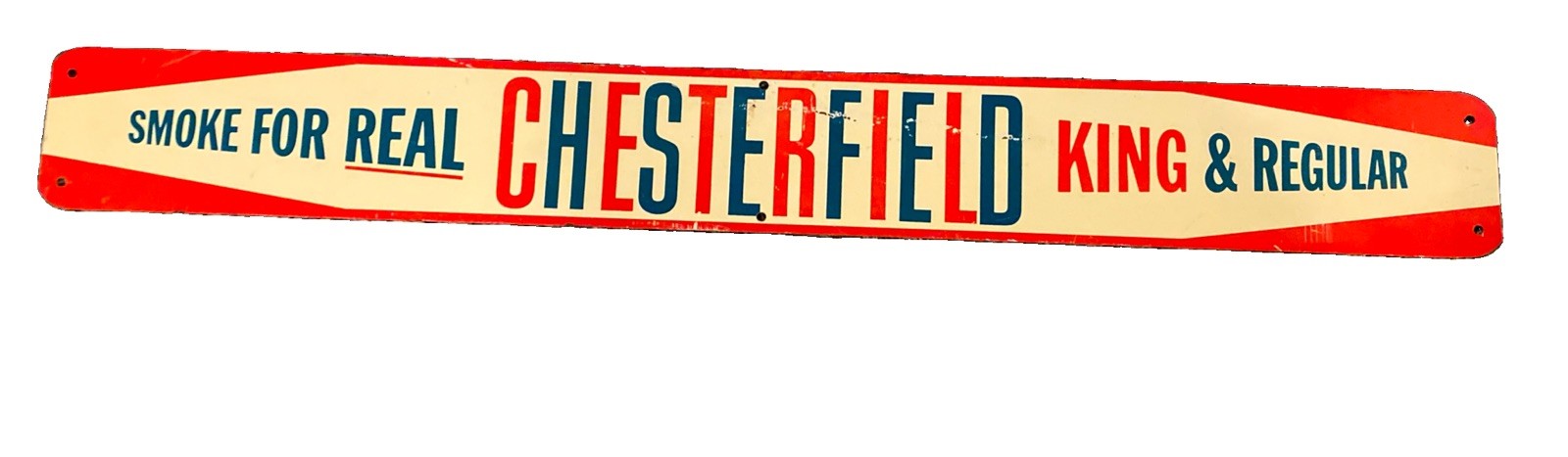 chesterfield cigarettes sign Door Push Tin Tacker