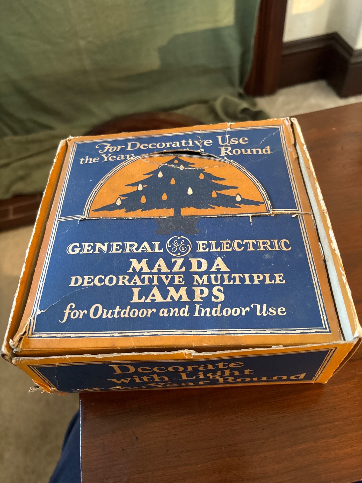 Vintage 1950s GE MAZDA Christmas Tree Lamps Never Used (25 Bulbs)