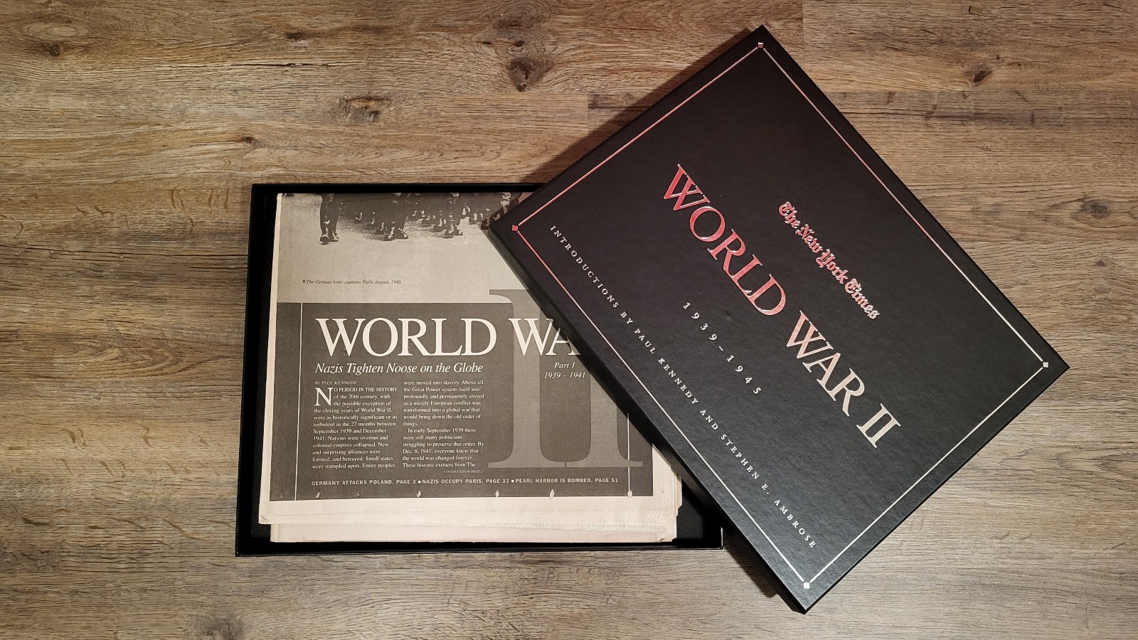 The New York Times World War II 1939-1945 Archive Newspapers Collectible Box Set