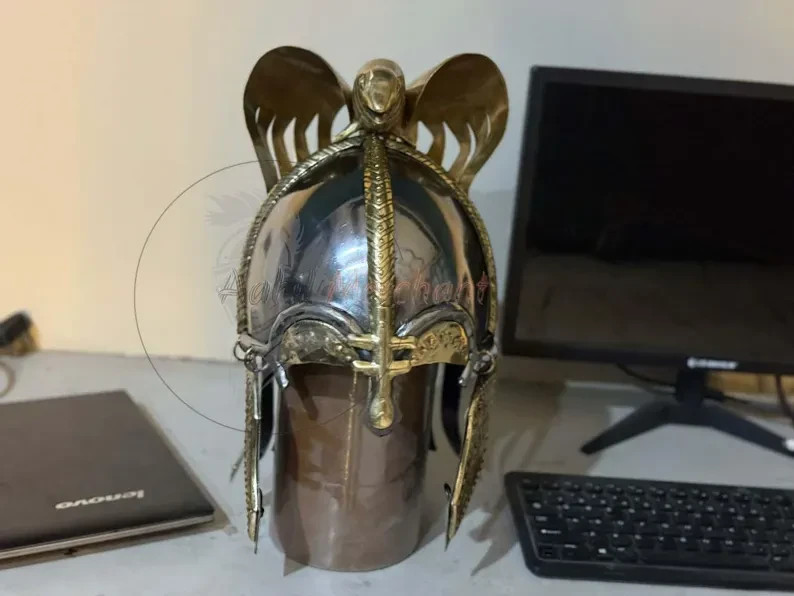 Viking Helmet Replica – 1958 Vikings Movie Kirk Douglas Style | 2mm Mild Steel