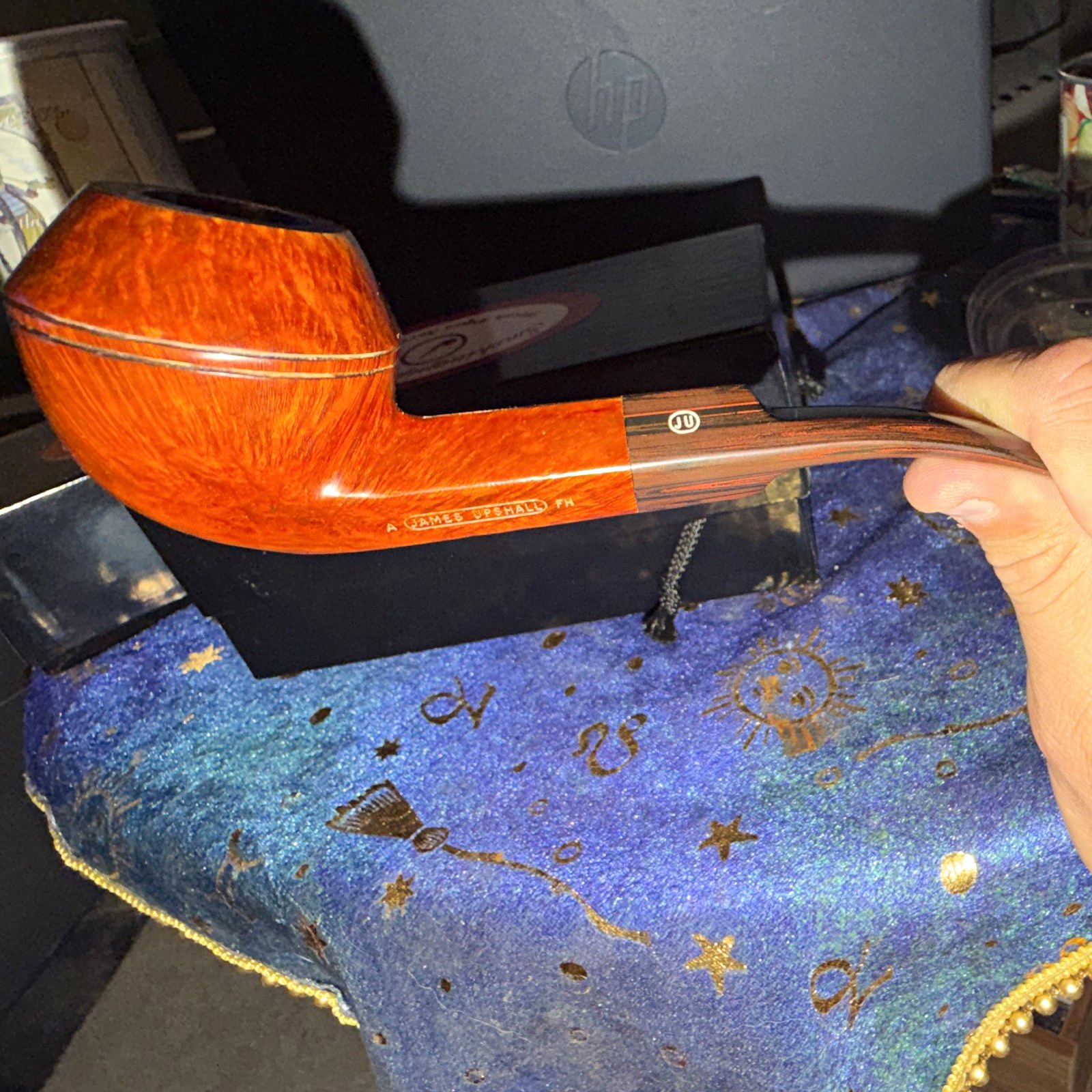 (Vintage)James Upshall Smooth (P) (FH) Tobacco Pipe