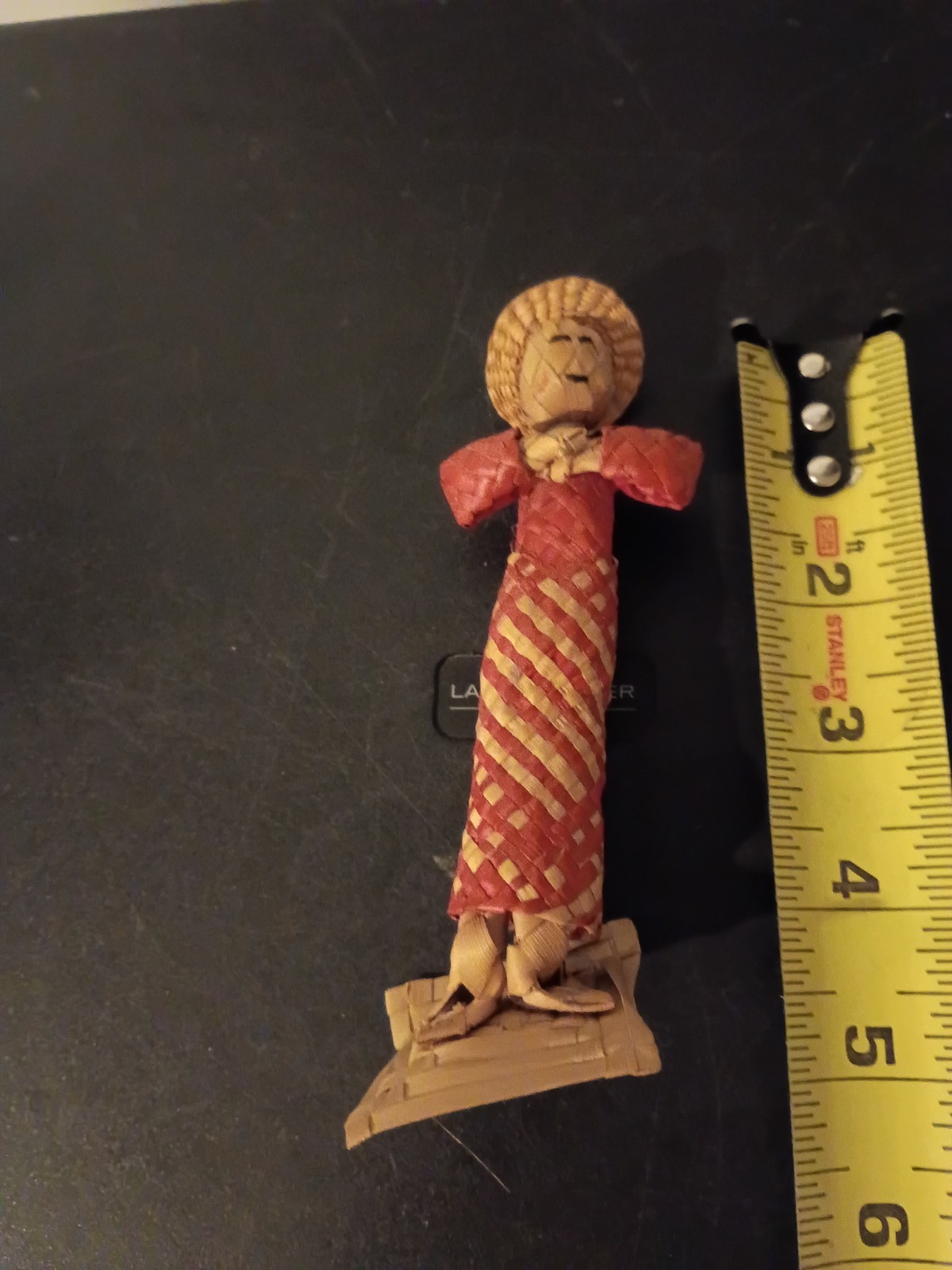 Vintage Mexican Basketry Folk Art Dolls 5 Inch