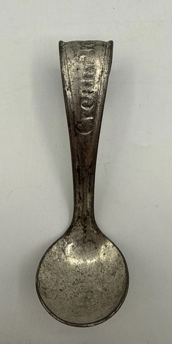 Vintage Antique Cream Top Milk Bottle Separator Spoon
