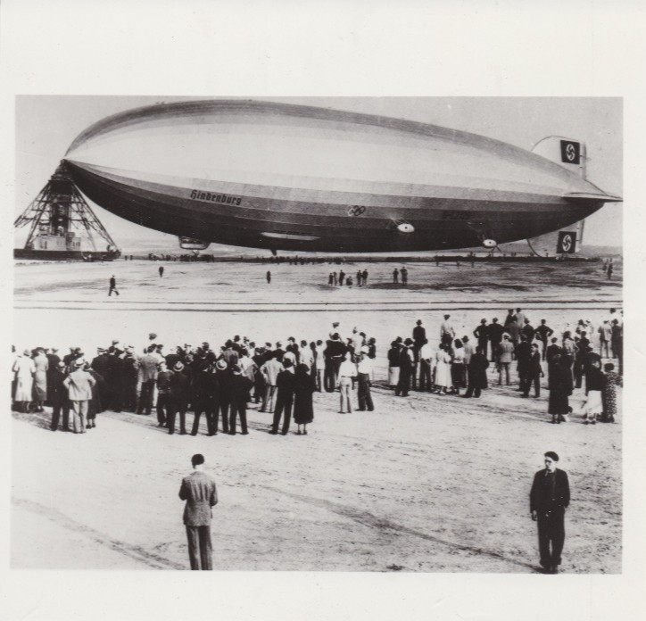 1984 Press Photo German airship Hindenburg LZ-129 circa 1937