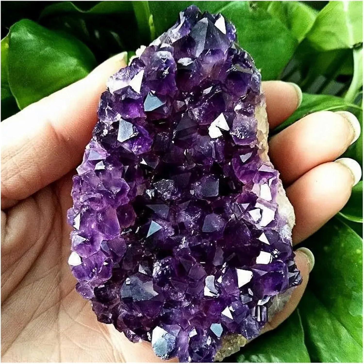 80-100g Raw Amethyst Crystal Quartz Cluster Specimens February Birthstone Gifts