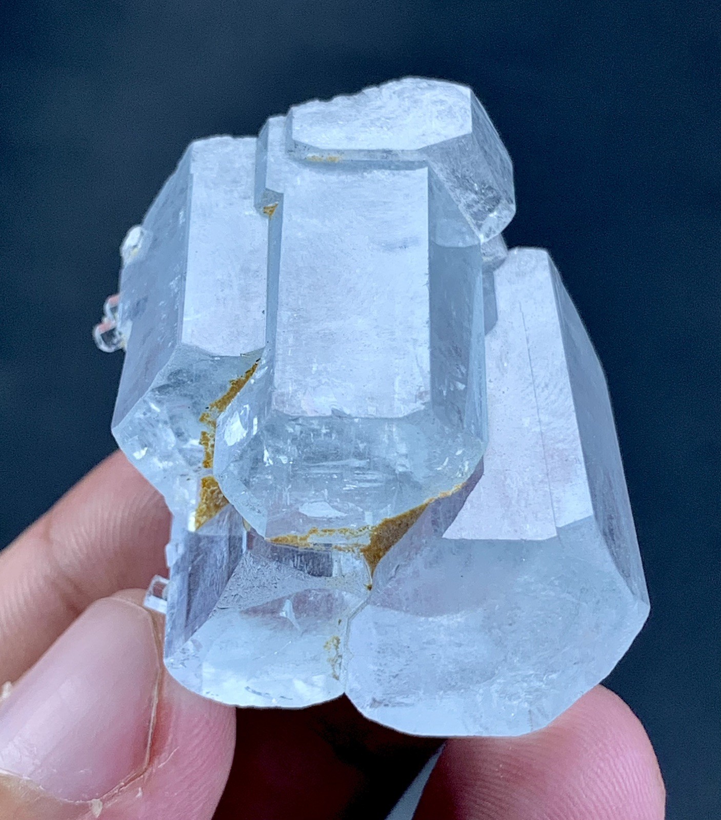 Beautiful Aquamarine Crystal Cluster From Skardu Pakistan 164 Carat
