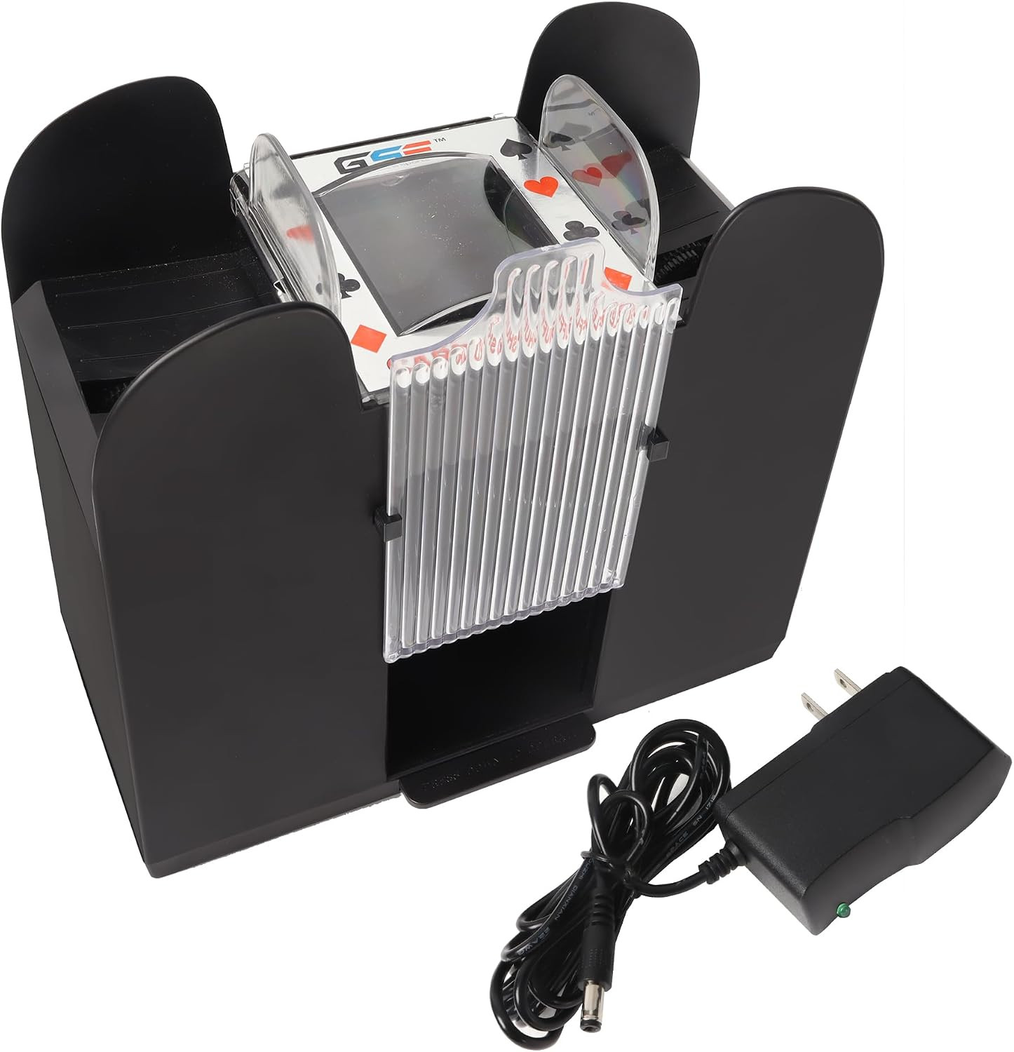 GSE 6-Deck Automatic Card Shuffler, Ac/Dc-Power & Battery-Operated Machines
