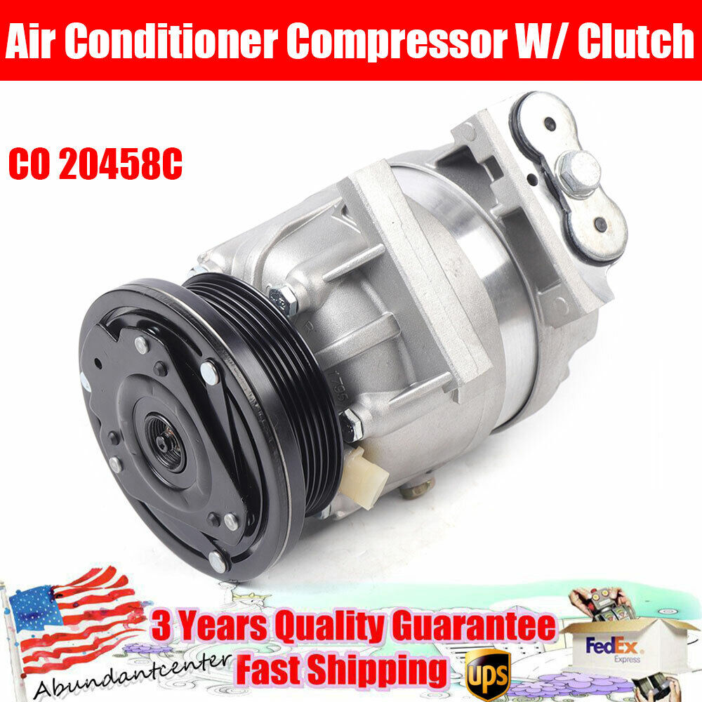 A/C AC Compressor W/ Clutch CO 20458C For Buick Century Pontiac Grand Am 3.4L V6