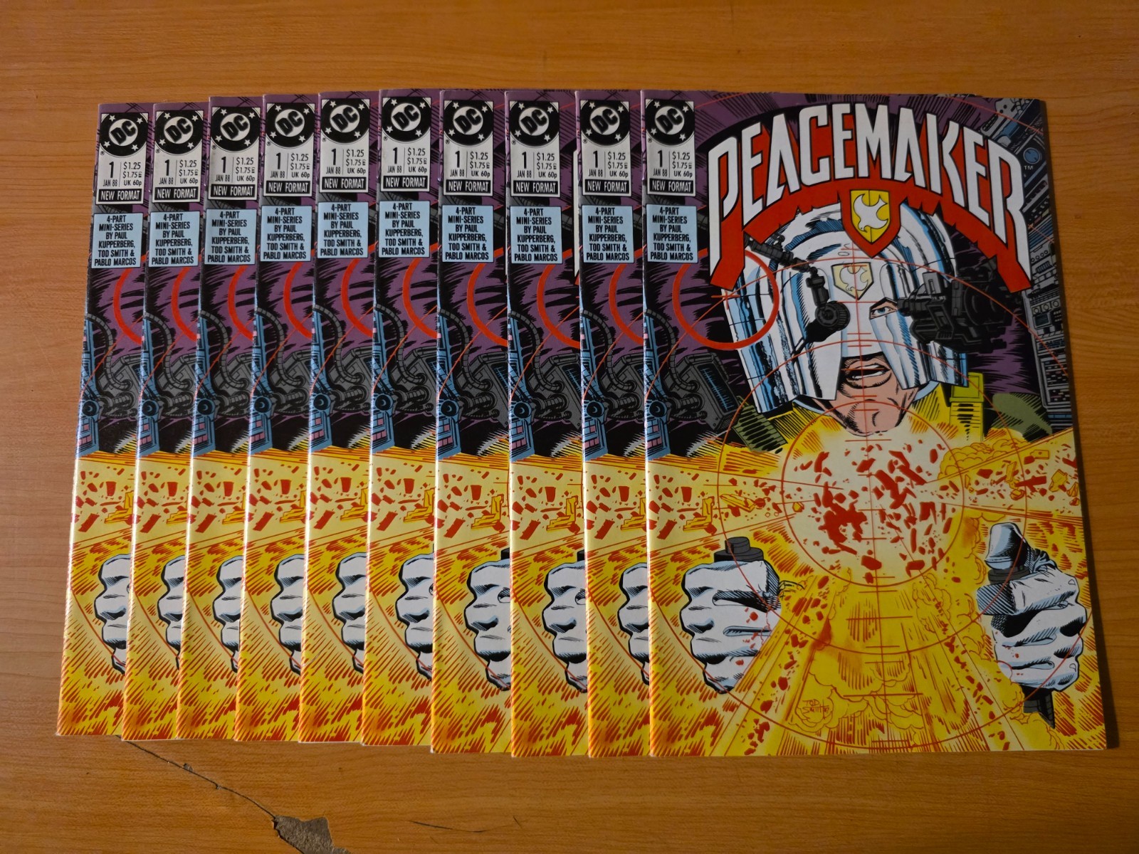 Wholesale Lot of 10x Peacemaker #1 ~ NEAR MINT NM ~ 1988 DC Comics