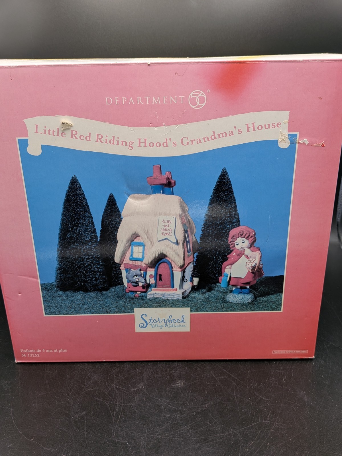 New Storytime Village Red Riding Hood's Grandma's House Lighted Ceramic Dept 56