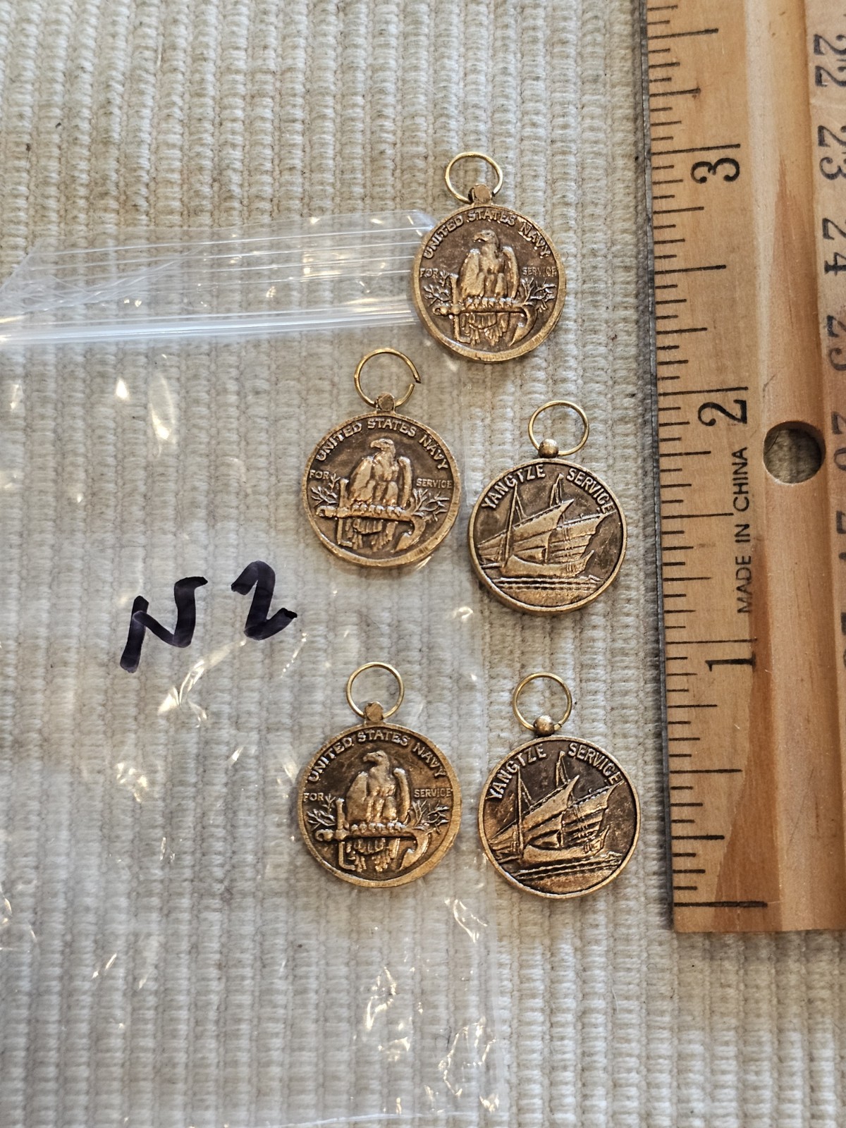 Pre WWI USN Nav 1926 China Yangtze Service Campaign x5 Mini Medal Lot N2 L@@K
