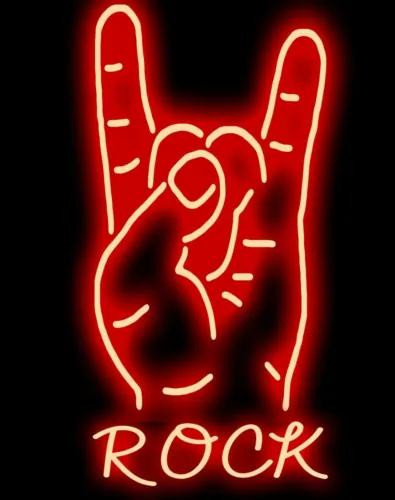 Red Rock Hands Real Neon Sign Custom For Gift Game Room Lamp Decor CY 16