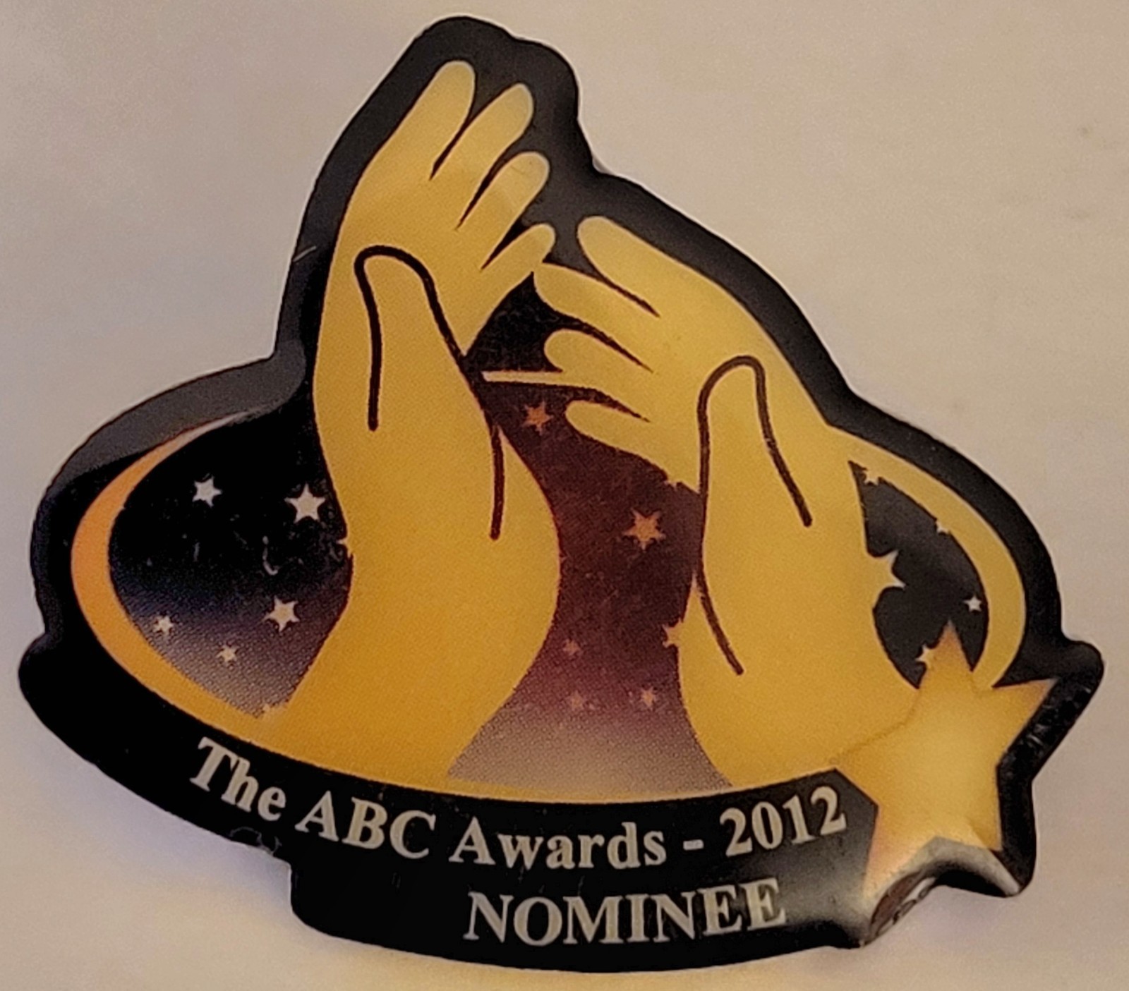 The ABC Awards 2012 Applauding Brevards Champions Nominee Pin ]1 1/4