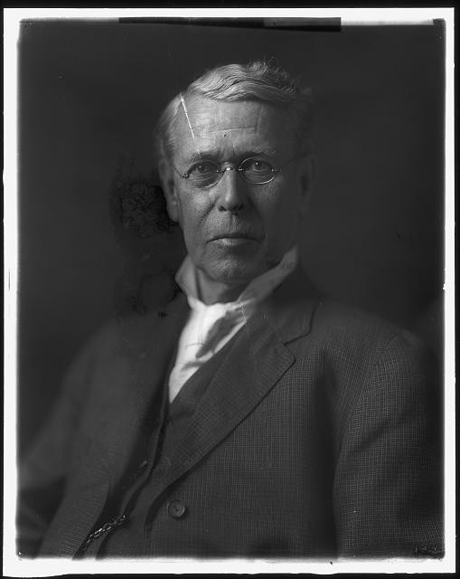 Photo:Hon. C.E. Fuller Portrait 1910s Glasses Suit Cabinet Card