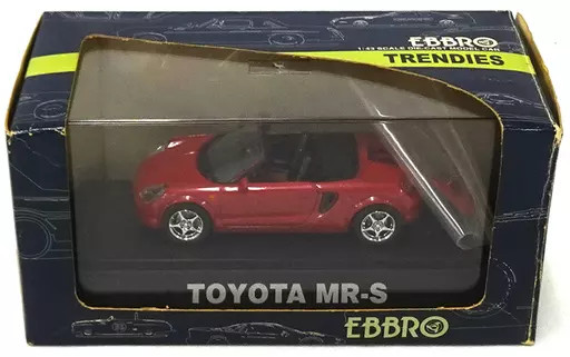 1/43 Ebbro Toyota MR-S Metallic Red Diecast Model Car Trendies 43087Item Speci