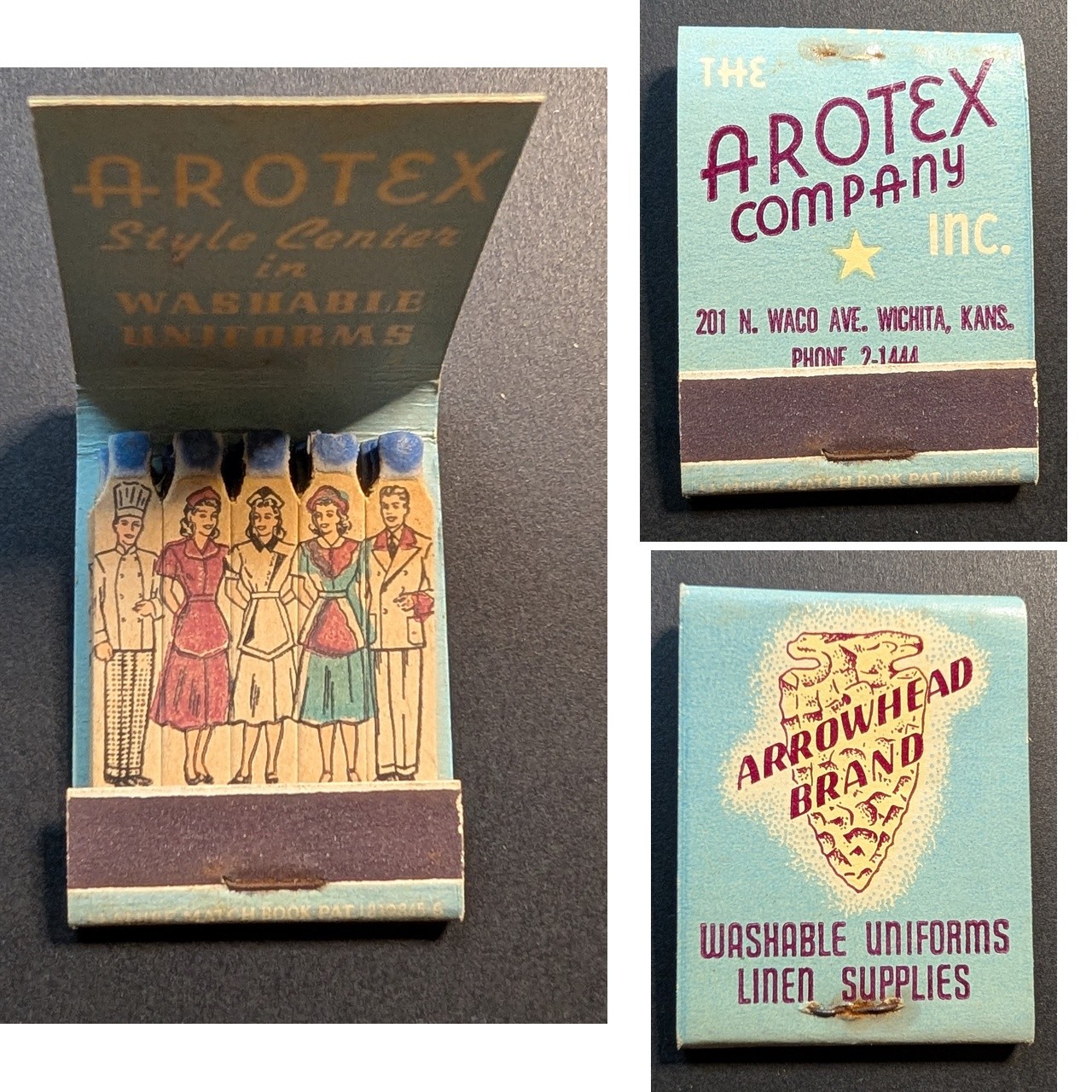 Feature Matchbook Arotex Company Inc. Wichita KS