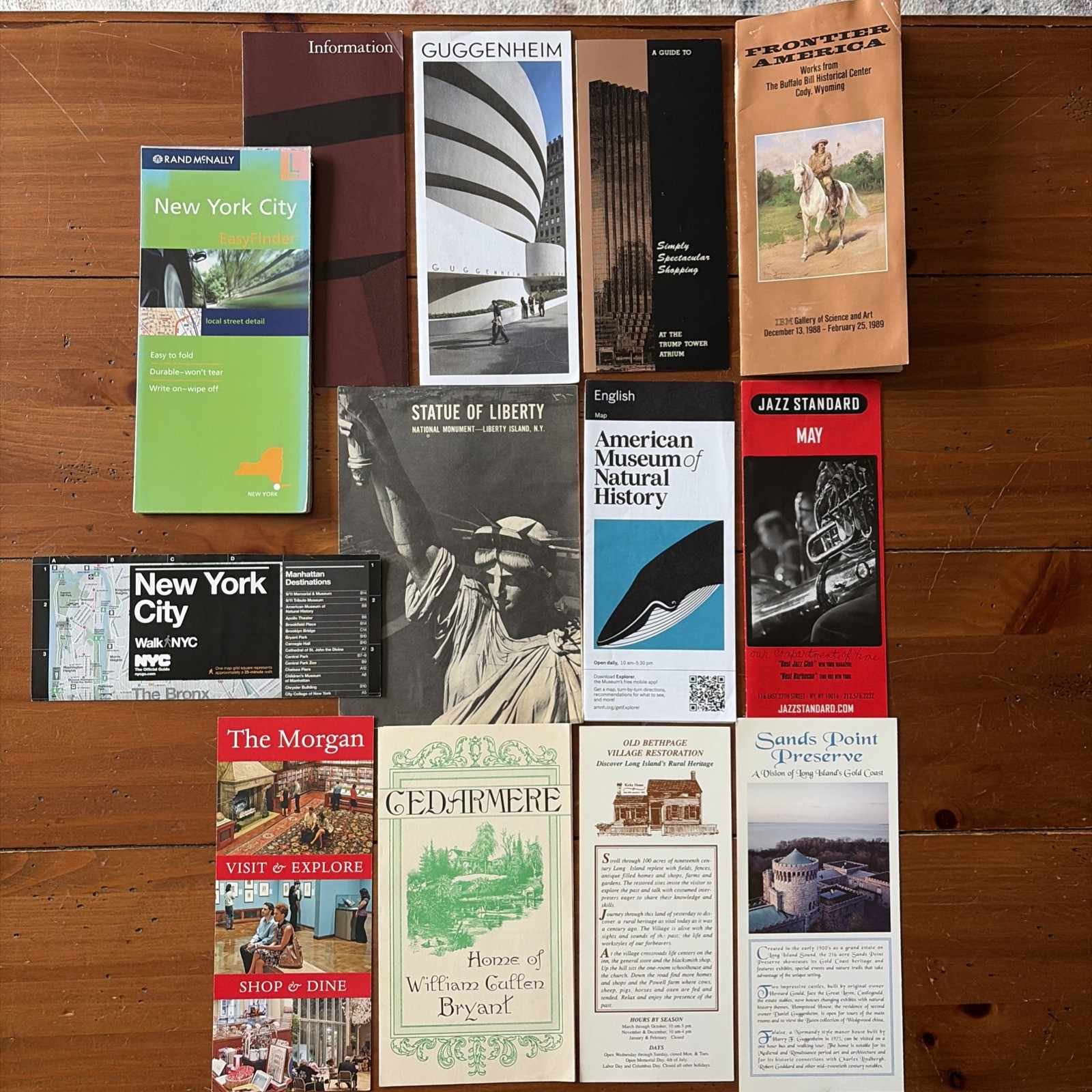Vintage New York City Brochures | Trump Tower, Guggenheim, Museum Nat History