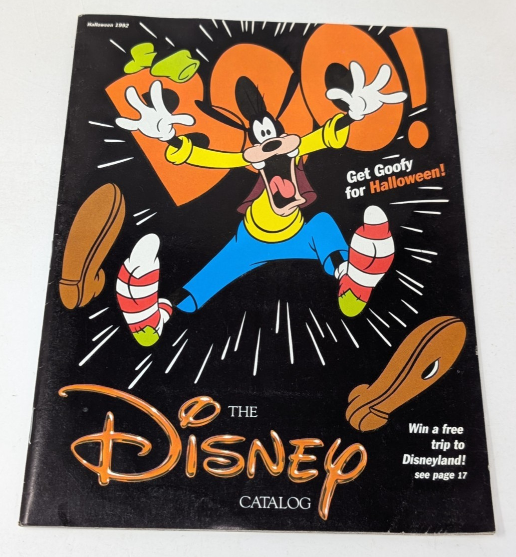 Vintage Disney Catalog Halloween 1992 90s Darkwing Duck VHS Watches Clothing