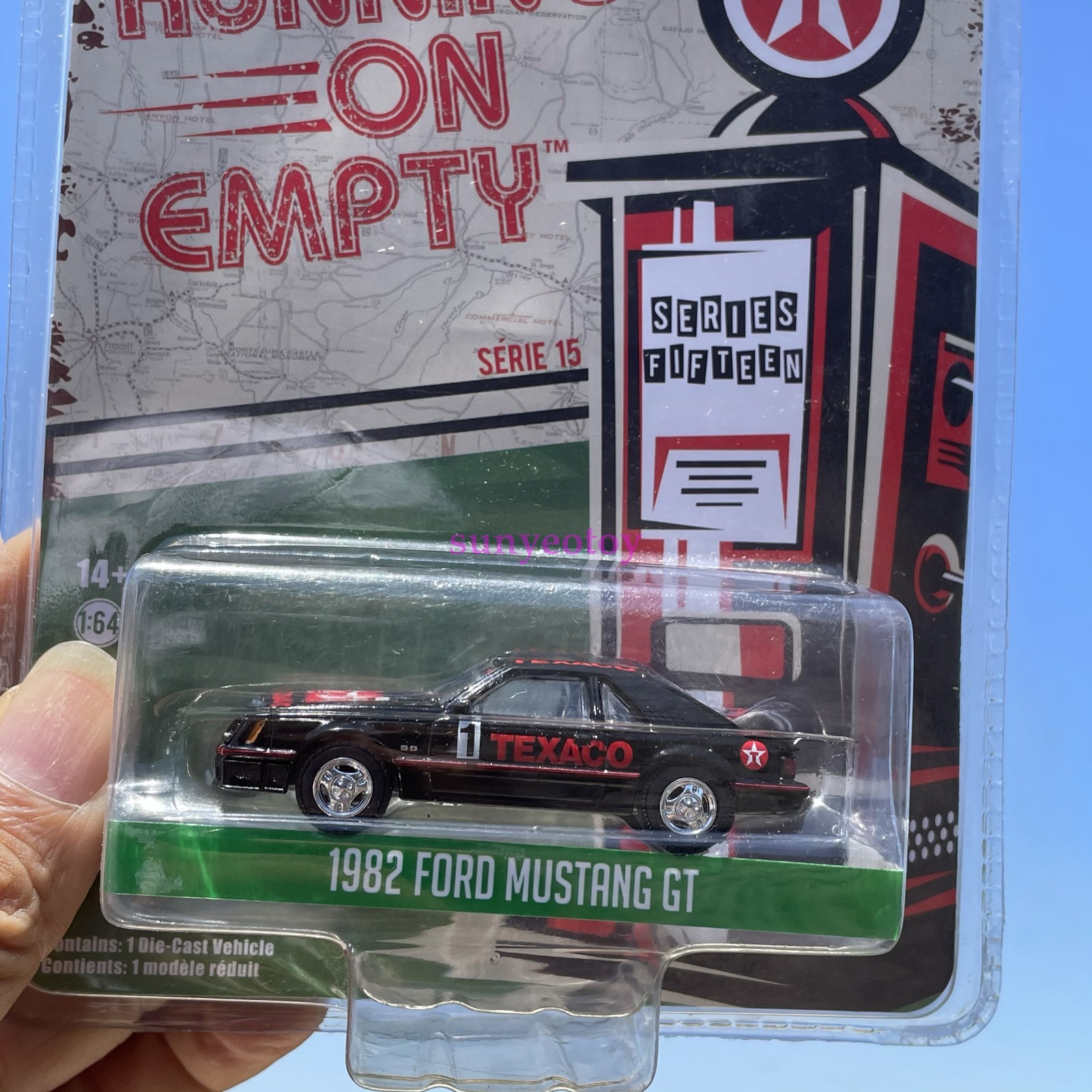 1:64 1982 Mustang GT Diecast Metal Third Gen Fox Body Vintage Model