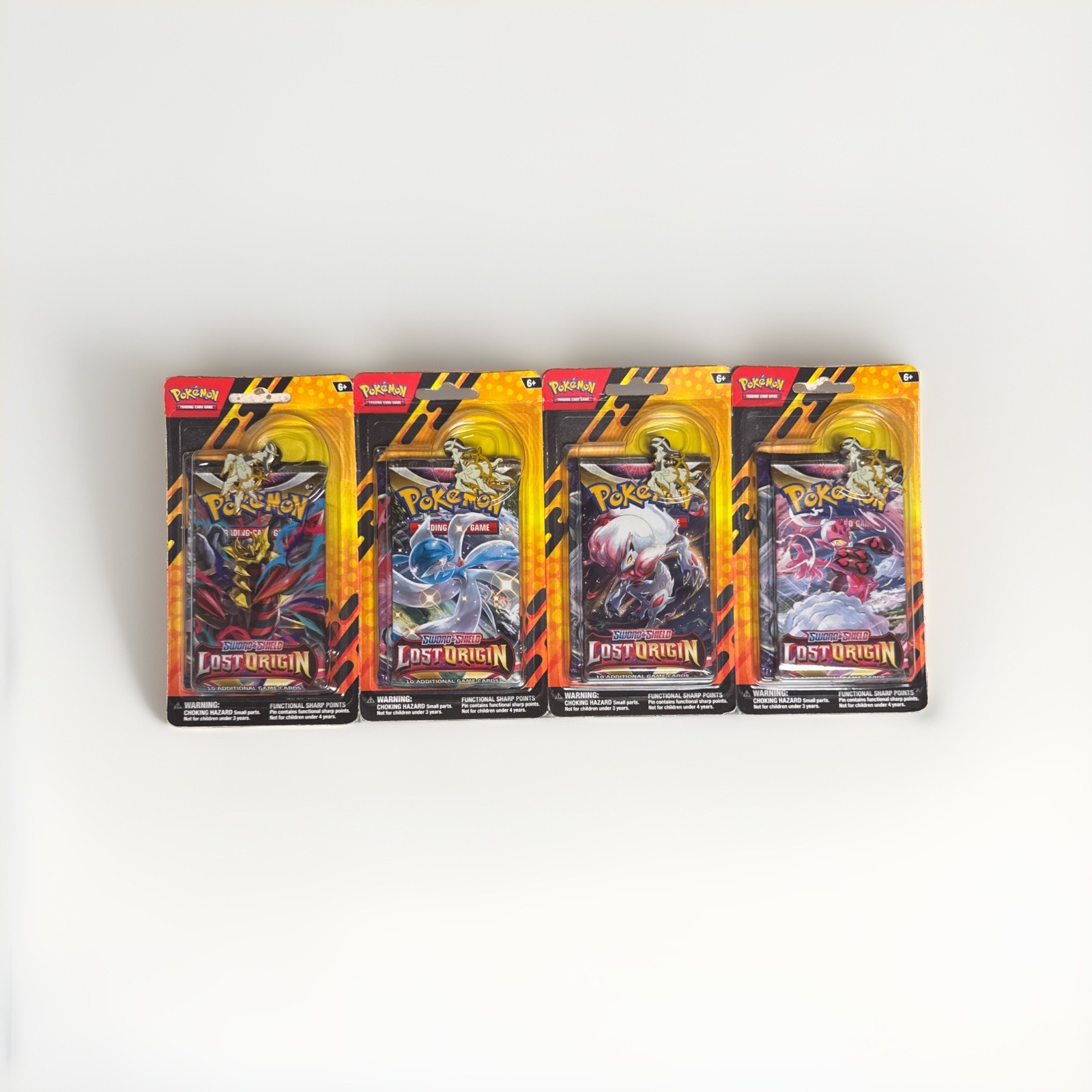 RARE 4 Pokemon Arceus Pin Blister Packs Lost Origin Chilling Reign Full Art Set 