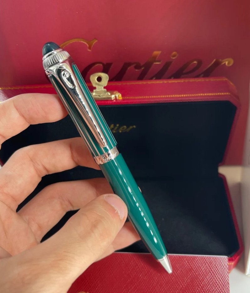 Cartier 2025 Roadster Green Ballpoint Pen – Rare VIP Luxury Gift – New Full Box