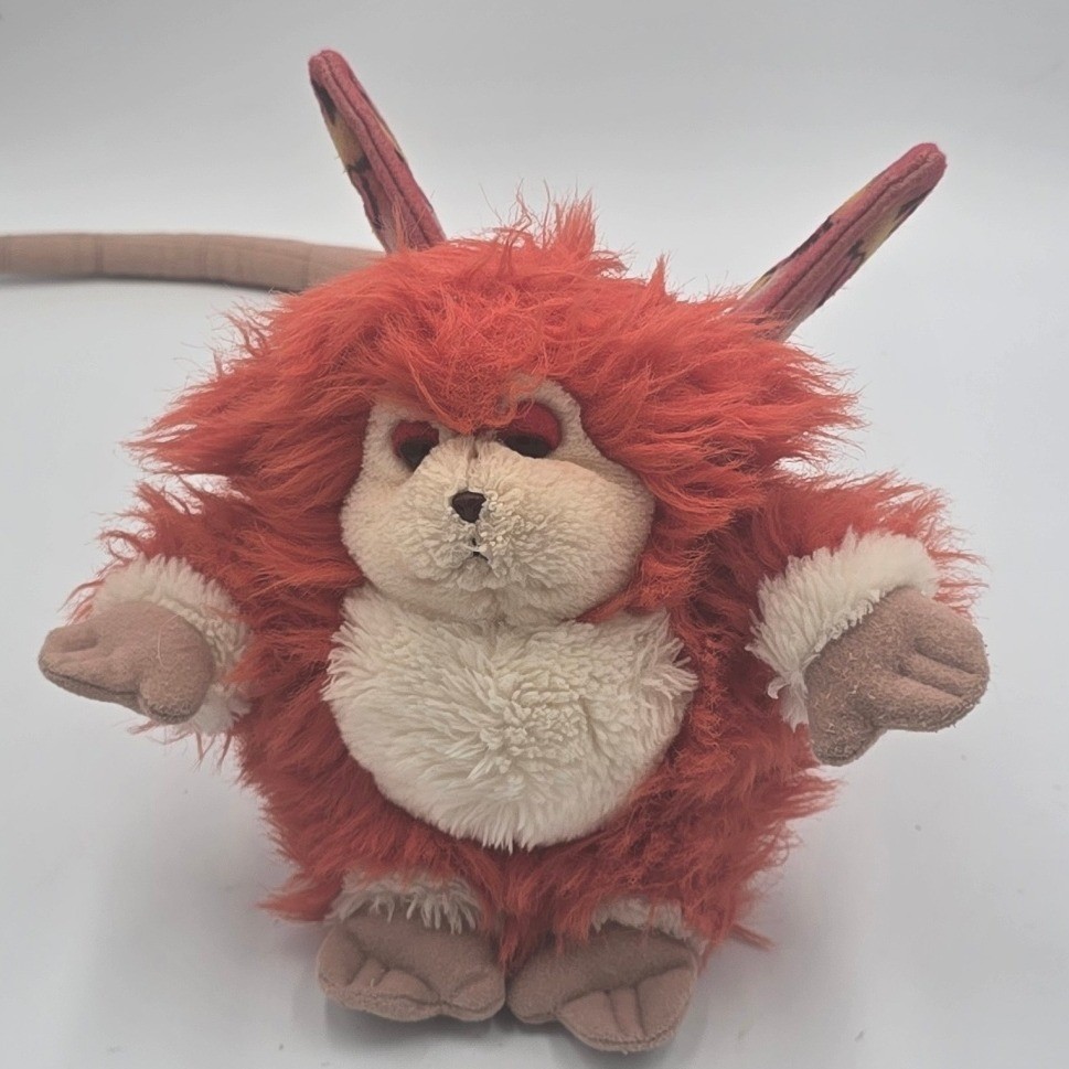 Vintage 1986 Disney Captain EO Fuzzball Plush EPCOT Disneyland Exclusive 80s