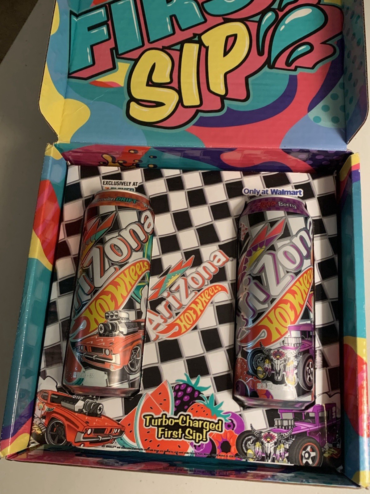 Arizona Hot Wheels First Sip Collectors Box Brand New