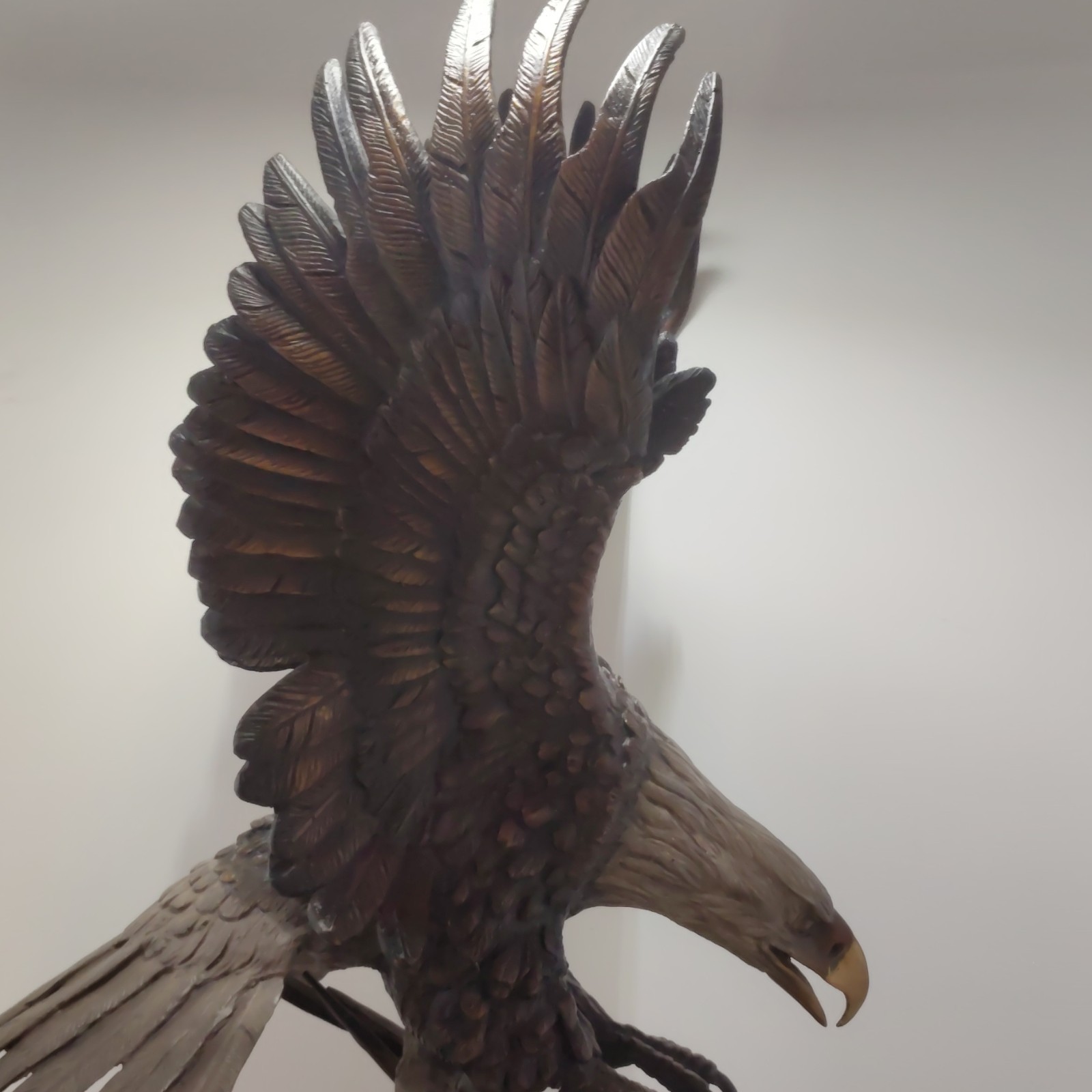 Dennis Jones Bald Eagle Preserve Pride and Passion BronzBald Eagle StatueBase